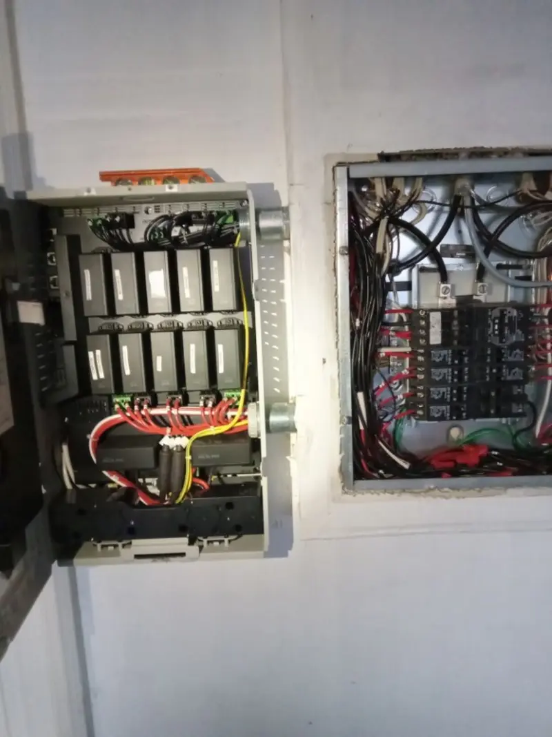 Electrical panel upgrade completed for EV Charger Installation in Cisco